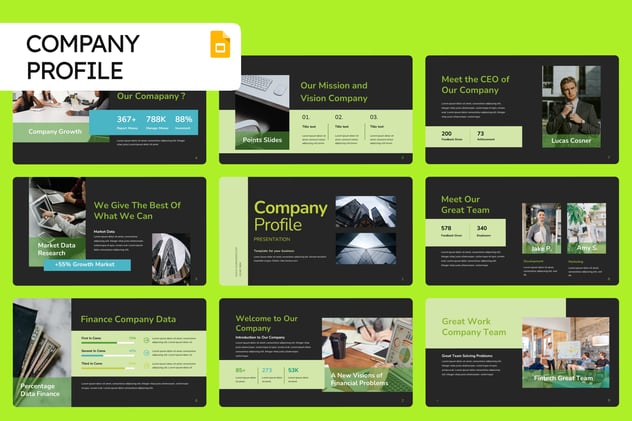 公司简介展示PPT模板 - 顶尖PPT