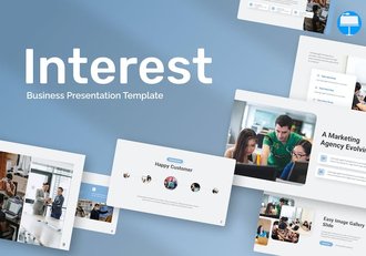业务合作公司会议工作环境keynote模板 - 顶尖PPT