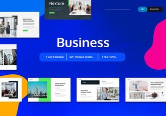 企业发展融资演讲方案Keynote模板 - 顶尖PPT