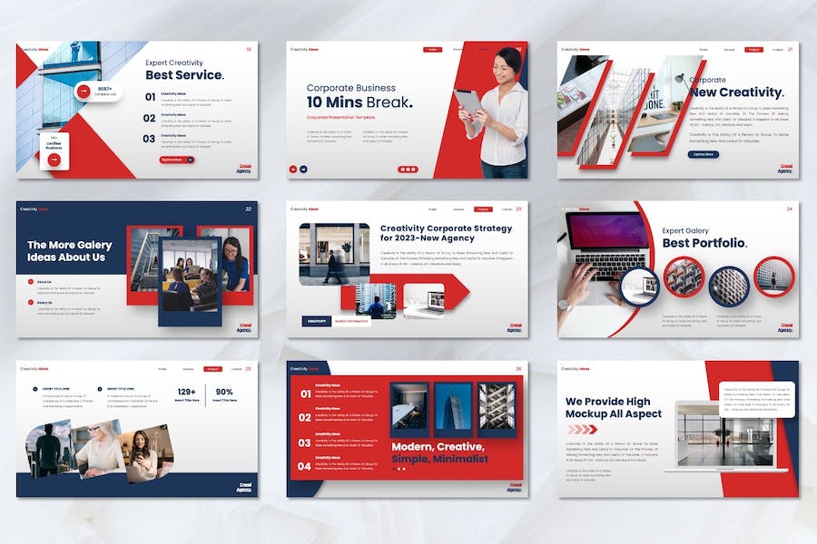 企业公司年度报告总结Keynote模板 - 顶尖PPT