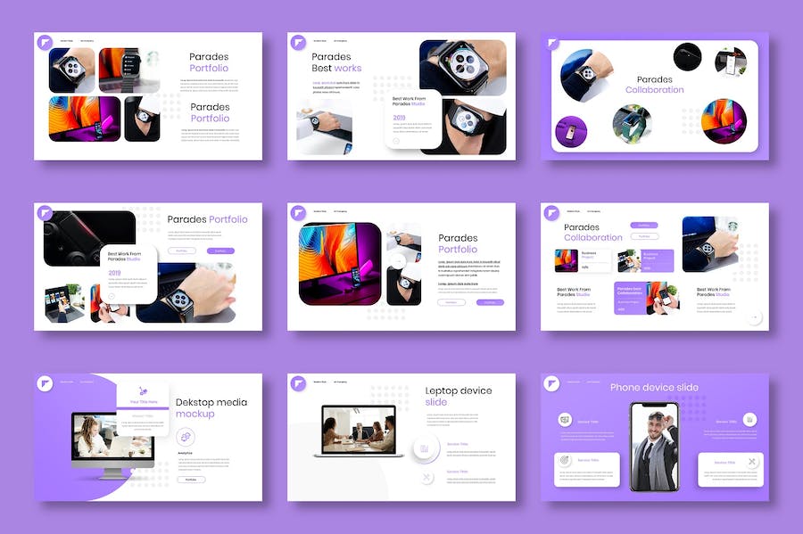 紫色大气商业计划企业合作项目策划多用途商务PPT模板 - 顶尖PPT