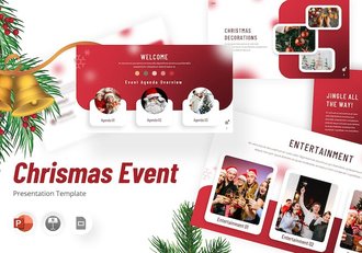 圣诞节活动庆祝推广PPT模板 Retry - 顶尖PPT