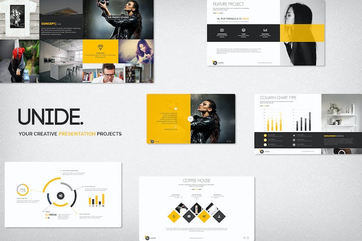 简约商务风格国外通用PPT模板 - 顶尖PPT