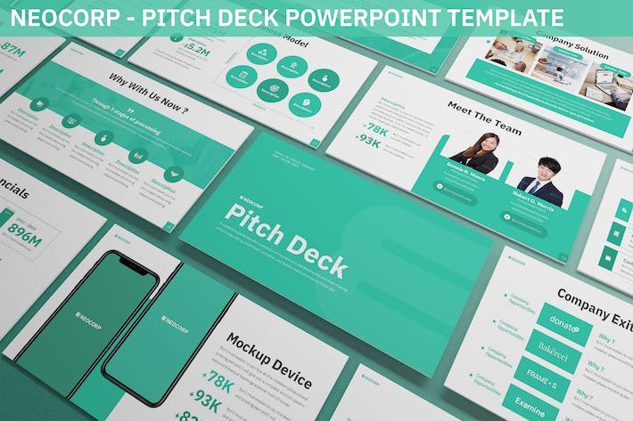 商务风格团队展示计划总结PPT模板 - 顶尖PPT