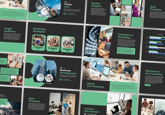 业务发展PPT模板 - 顶尖PPT