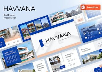 房地产楼盘项目销售推广宣传PPT模板 - 顶尖PPT