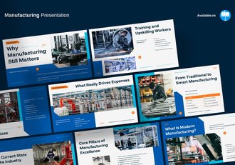 制造业核心业务主旨演讲Keynote模板 - 顶尖PPT