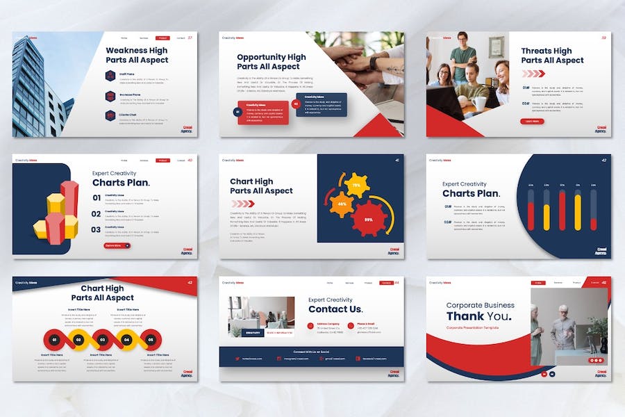 企业公司年度报告总结Keynote模板 - 顶尖PPT