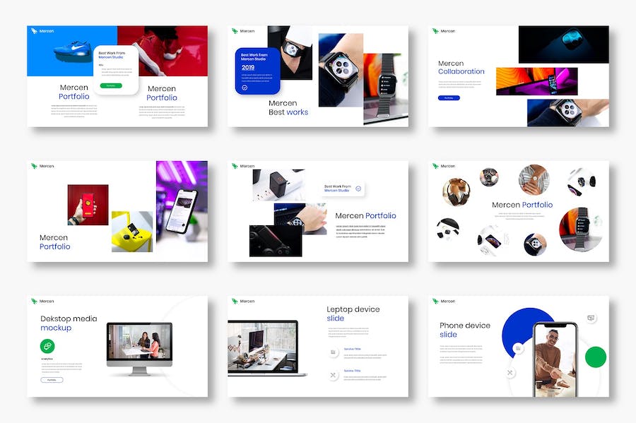 国外微立体企业文化产品设计展示PPT模板 - 顶尖PPT