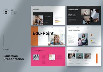 教育教学行业市场分析PPT模板 - 顶尖PPT