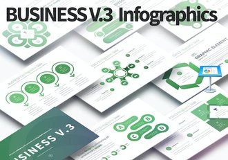 商务风格分类概况要点信息展示图形图表keynote模板 - 顶尖PPT