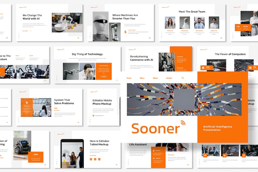 人工智能发展讲述方案Keynote模板 - 顶尖PPT