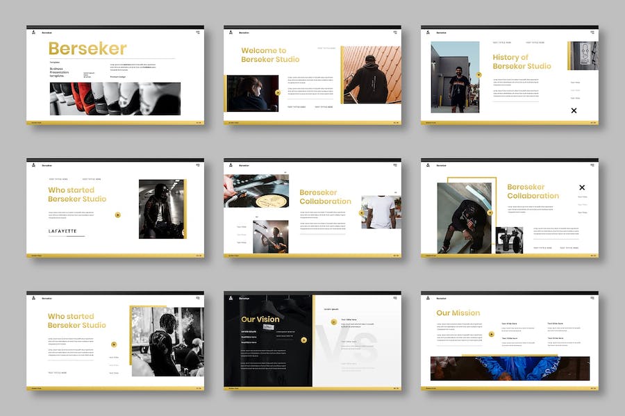 商务企业服务推广宣传Keynote模板 - 顶尖PPT