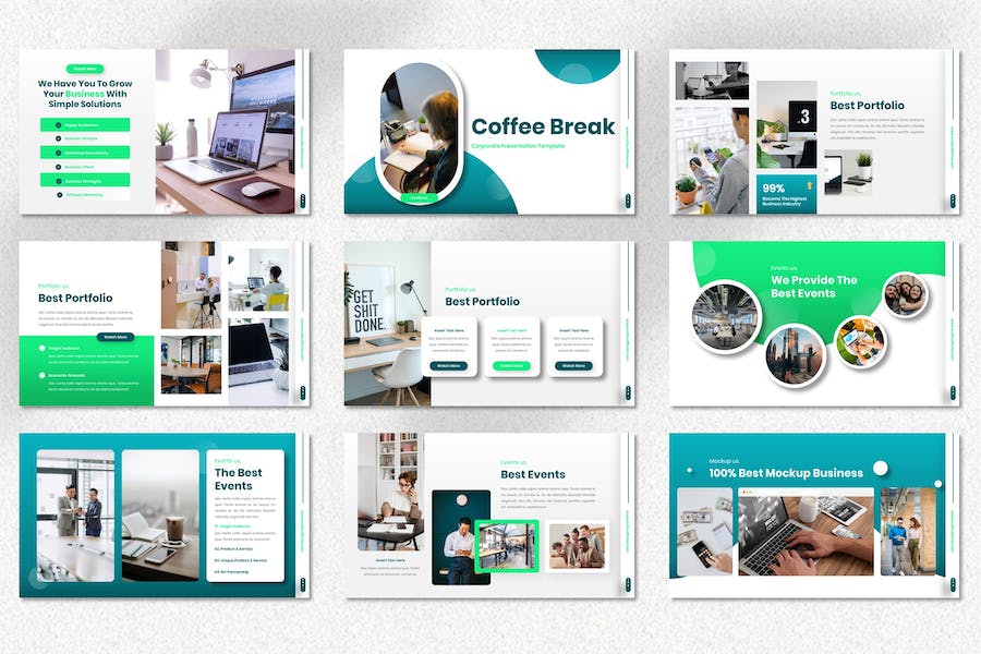 企业发展战略规划管理Keynote模板 - 顶尖PPT