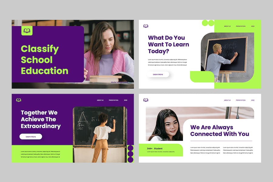 教育分类课程教学大纲设计PPT模板 - 顶尖PPT