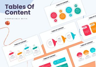 商业目录内容索引信息图表PPT模板 Retry - 顶尖PPT