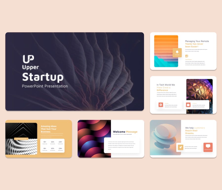 初创企业品牌搭建PPT演示模板 - 顶尖PPT