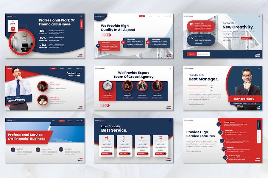 企业公司年度报告总结Keynote模板 - 顶尖PPT