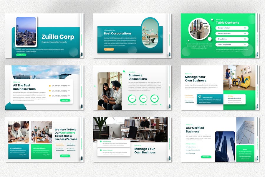 企业发展战略规划管理Keynote模板 - 顶尖PPT