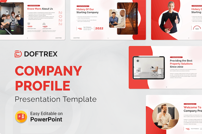 公司介绍业务范围发展历程PPT模板 - 顶尖PPT