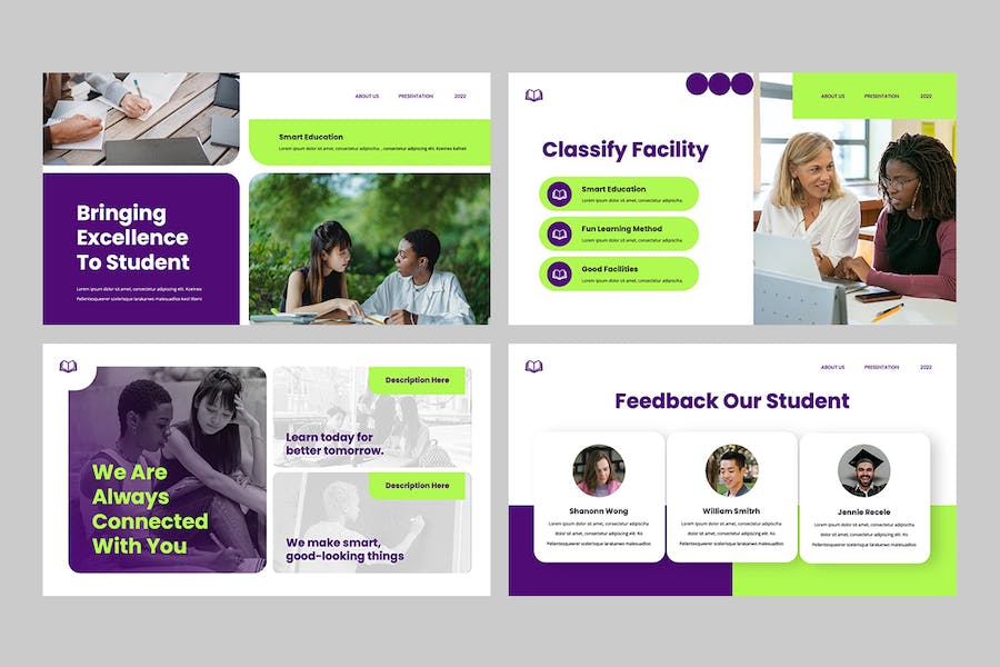 教育分类课程教学大纲设计PPT模板 - 顶尖PPT