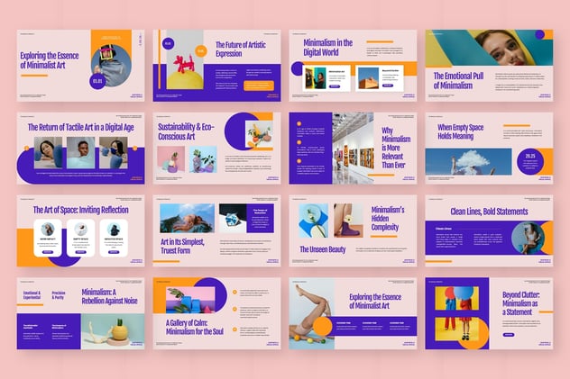 彩色图库PPT模板 - 顶尖PPT