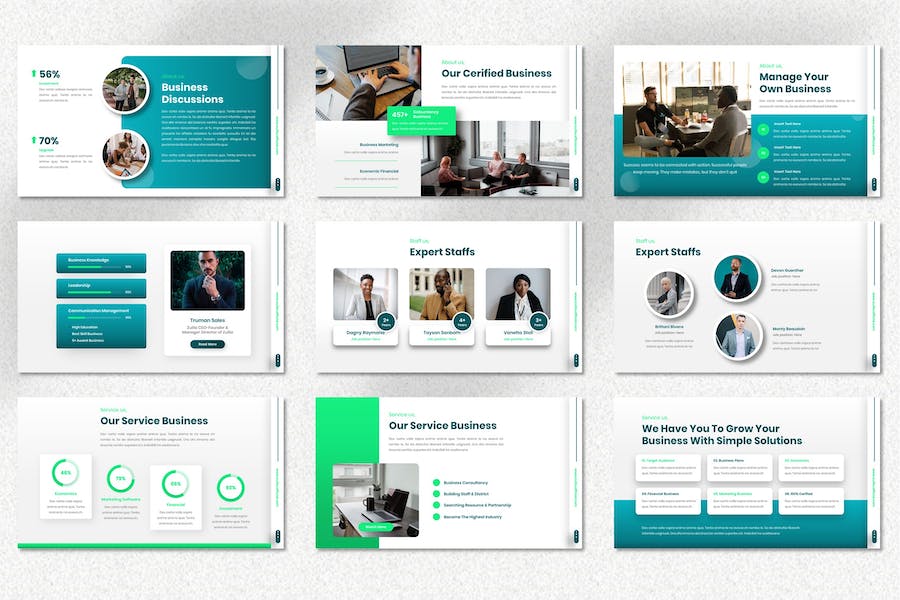 企业发展战略规划管理Keynote模板 - 顶尖PPT