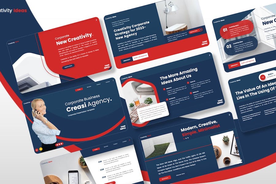 企业公司年度报告总结Keynote模板 - 顶尖PPT