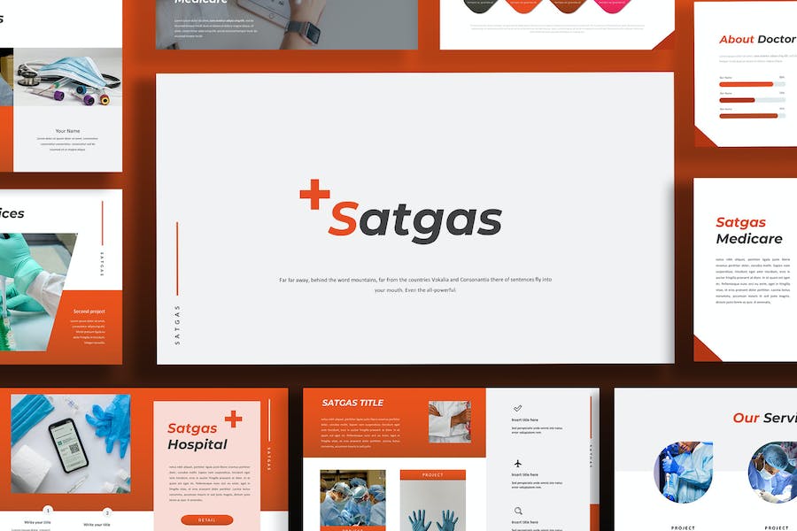 医疗诊疗讲述服务Keynote模板 - 顶尖PPT