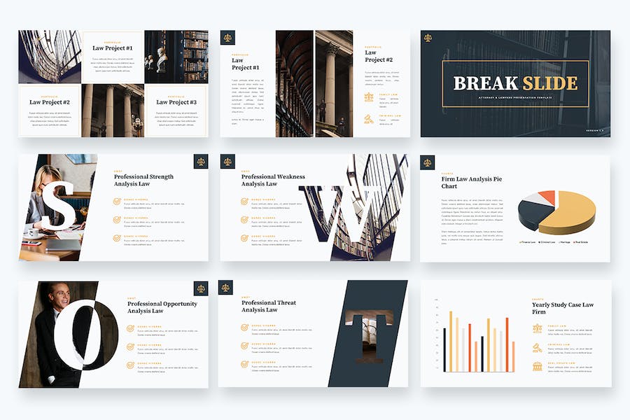 法律声明律师PowerPoint模板 - 顶尖PPT