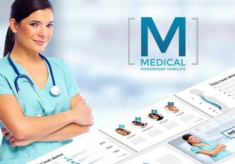 医学知识教学课程内容展示PPT模板 - 顶尖PPT