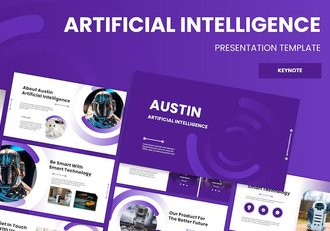 人工智能技术方案讲述展示Keynote模板 - 顶尖PPT