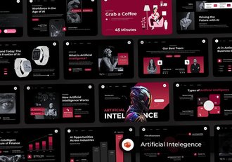 人工智能AI科技PPT模板 - 顶尖PPT