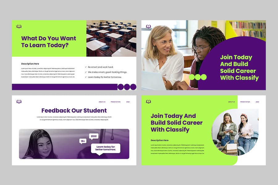 教育分类课程教学大纲设计PPT模板 - 顶尖PPT