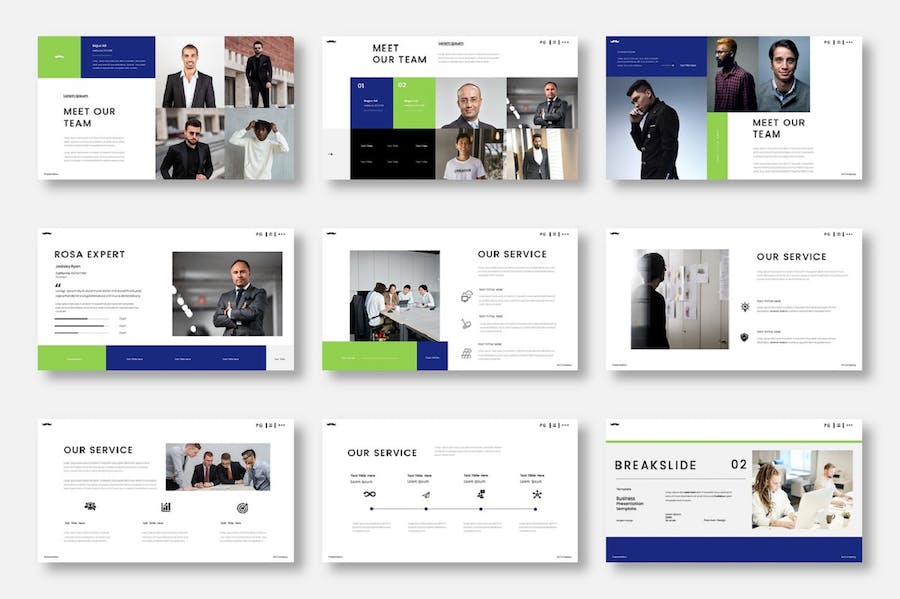 大气高档商务风格PPT模板 - 顶尖PPT