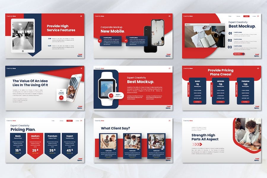 企业公司年度报告总结Keynote模板 - 顶尖PPT