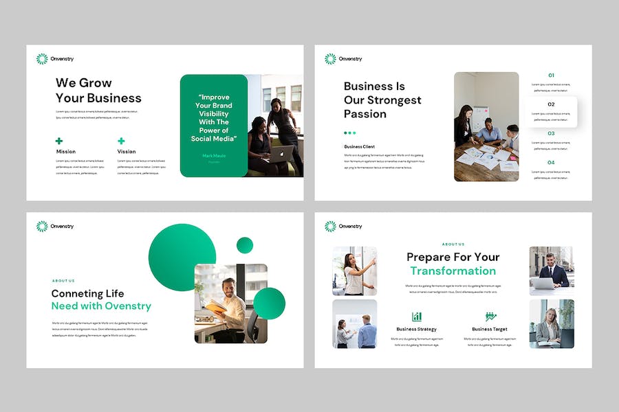 现代融资路演讲述方案Keynote模板 - 顶尖PPT