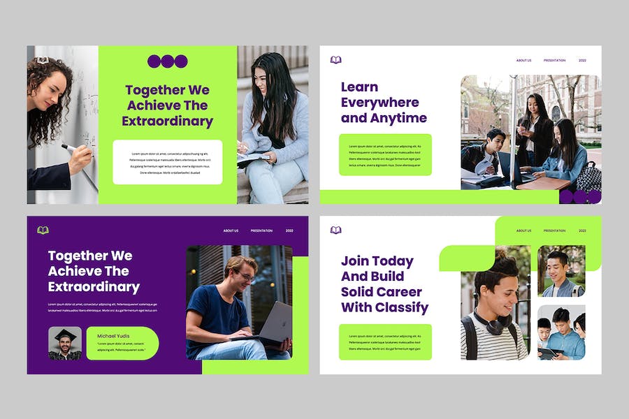 教育分类课程教学大纲设计PPT模板 - 顶尖PPT