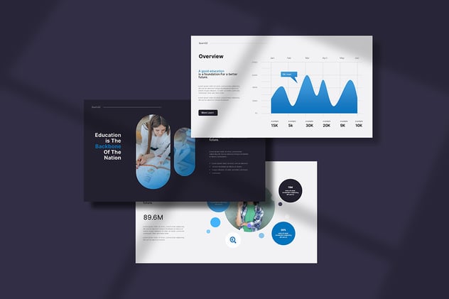 教学培训教育行业演示PPT模板 - 顶尖PPT