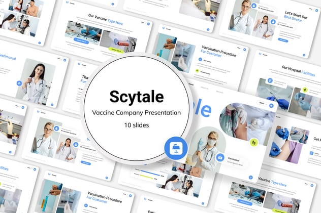 医学医疗疫苗研究开发公司keynote模板 - 顶尖PPT
