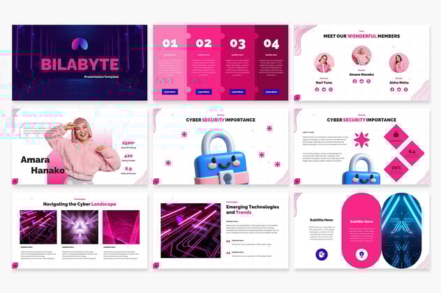 网络安全防护PPT模板 - 顶尖PPT