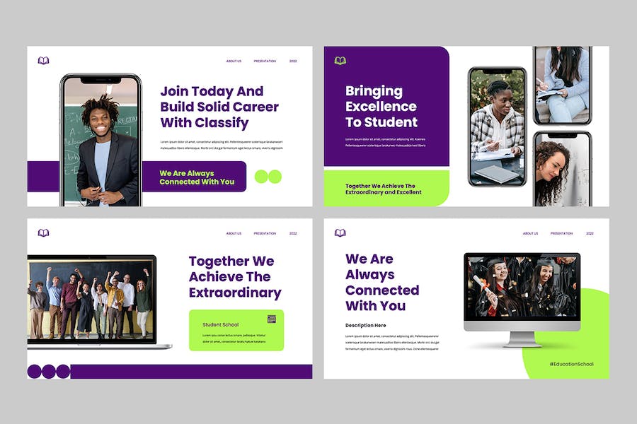 教育分类课程教学大纲设计PPT模板 - 顶尖PPT