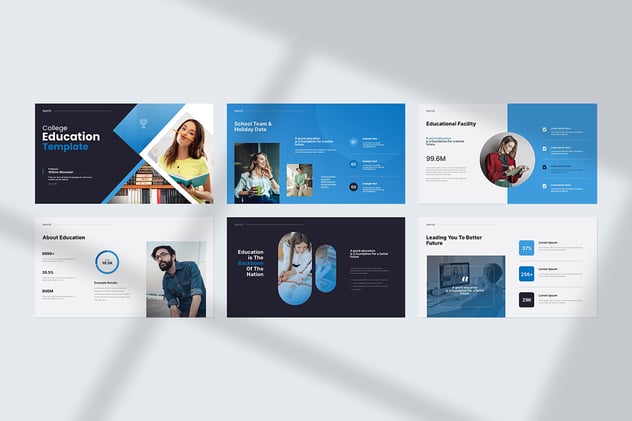 教学培训教育行业演示PPT模板 - 顶尖PPT