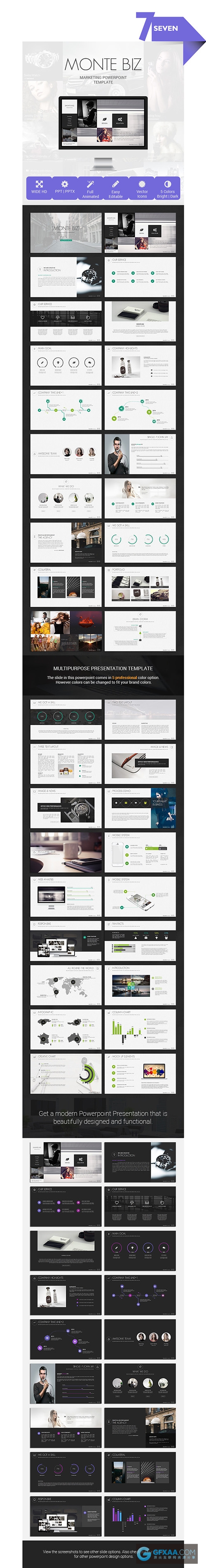 7套欧美商务风格多用途PPT模板合集 - 顶尖PPT