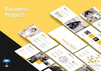 30页5种配色精美商务风格年终工作计划keynote模板 - 顶尖PPT