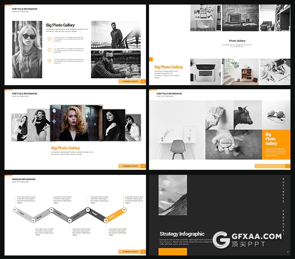 118页扁平化欧美商务风格年终工作汇报ppt模板 多种主题配色 - 顶尖PPT