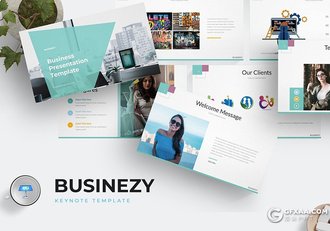 31页多色搭配设计欧美商务工作总结汇报keynote模板 5种配色方案 - 顶尖PPT