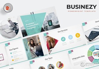 31页多色搭配设计欧美商务工作总结汇报ppt模板 5种配色方案 - 顶尖PPT