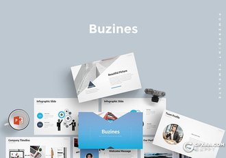 31页蓝色个人工作总结商务多用途ppt模板 5种配色 - 顶尖PPT