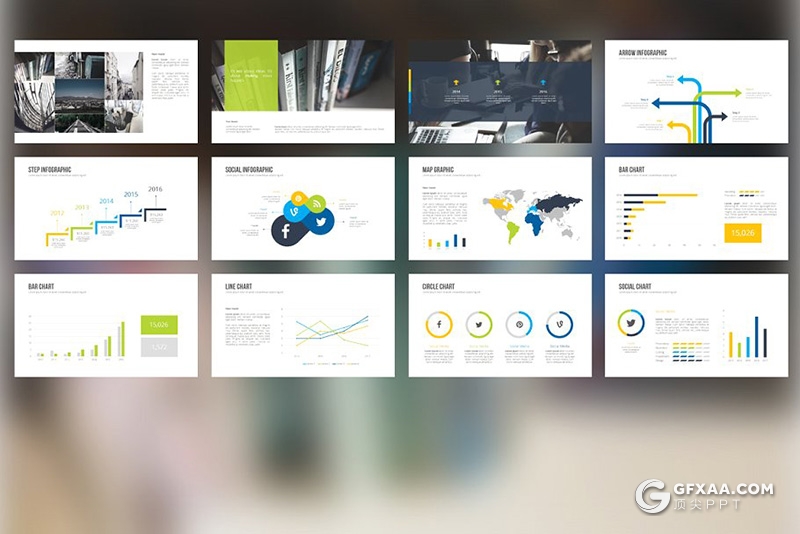 45页欧美风格 团队介绍工作总结分析PPT模板 - 顶尖PPT